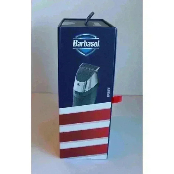 Barbasol Rechargeable Hair Face & Body Trimmer LED Display Stainless Steel Blade - Picture 2 of 10